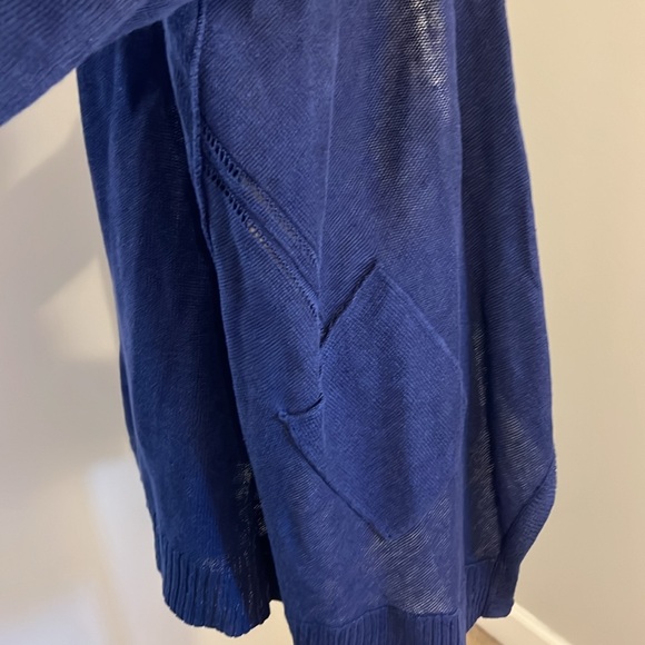 Eileen Fisher Linen sweater with details L - Picture 4 of 8